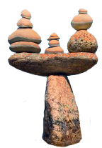 werkvormen innerlijk kind, grote en kleine stenen gestapeld in balansvorm